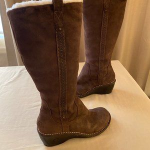 UGG Leather Suede Tall Boots